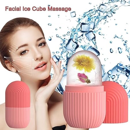 Combo Pack 3-in-1 Marble Jade Roller & Ice Roller | Facial Massage Derma Roller Set for Glowing Skin