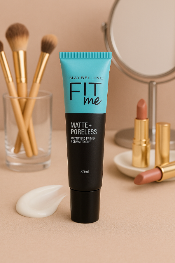 Maybelline Fit Me Matte + Poreless Primer – Liquid Pore-minimizing Face Primer, 30ml