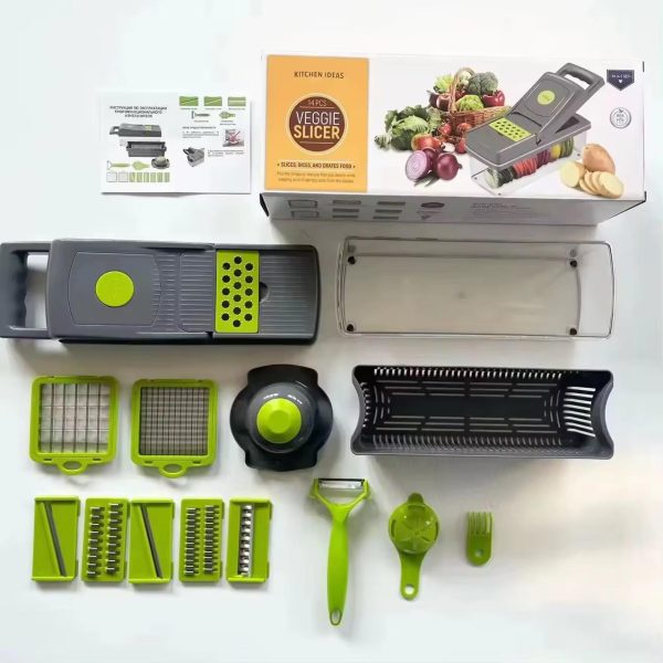 Vegetable Slicer 16 In 1 Multifunctional Cutter Shredders Slicer.