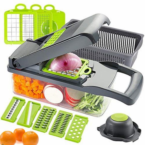 Vegetable Slicer 16 In 1 Multifunctional Cutter Shredders Slicer.