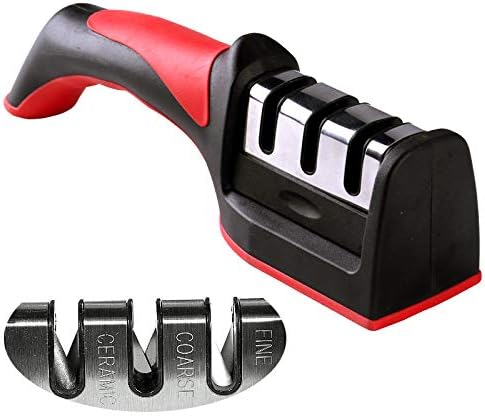 Knife Sharpener 3-in-1 – Fast, Safe & Easy Sharpening for All Knives