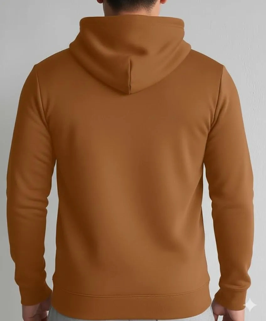 1 Pc Men's Fleece Plain Hoodie