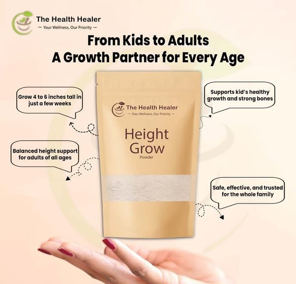 Height Grow Powder – Herbal Formula for Height Increase