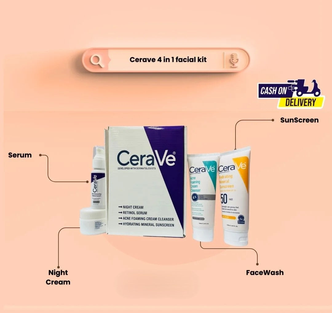 Cerave 4 in 1 facial kit