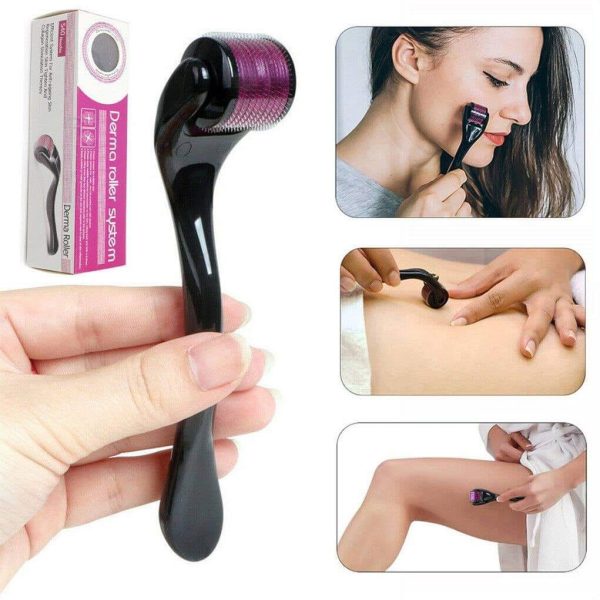 Combo Pack 3-in-1 Marble Jade Roller & Ice Roller | Facial Massage Derma Roller Set for Glowing Skin