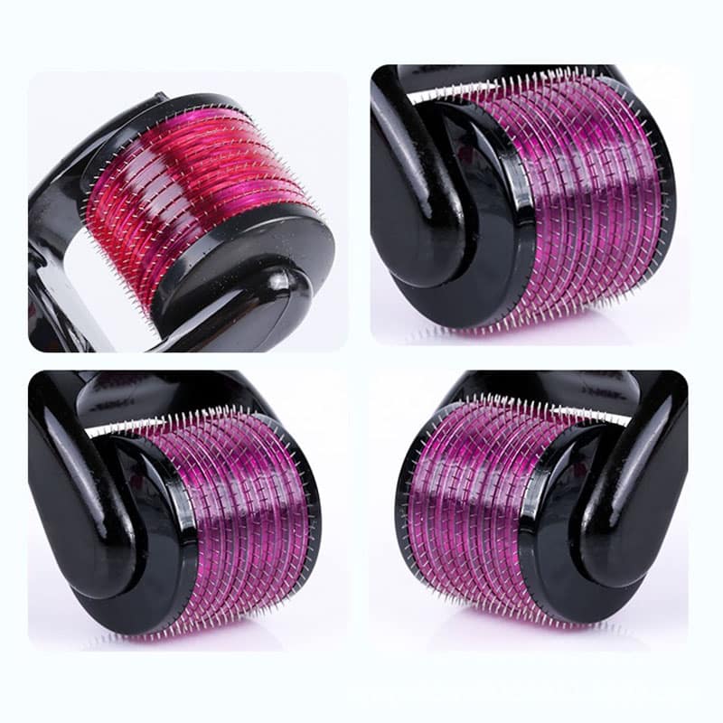 Dermaroller For Face & Hair – Microneedle Roller For Skin Rejuvenation, Beard Growth & Hair Regrowth