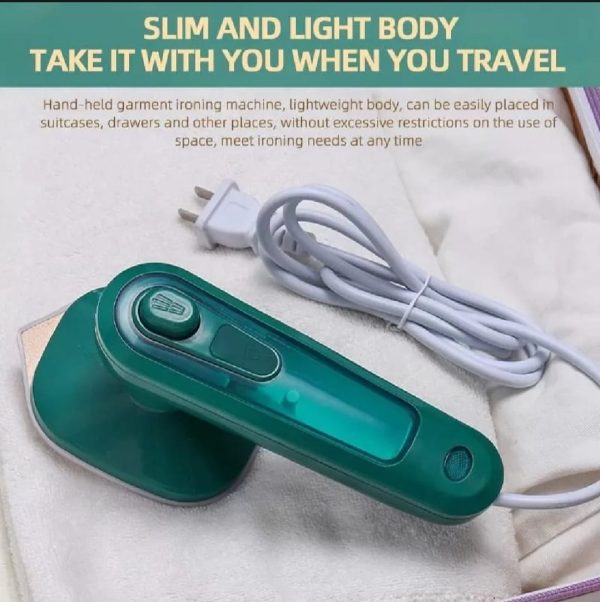 Mini Electric Steam Iron – Handheld Garment Steamer For Clothes & Travel-friendly